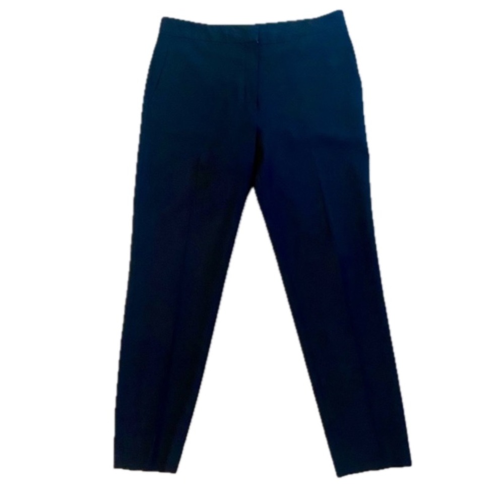 ARITZIA BABATON Italian Wool Ankle Pant Size 8 Black Tailored EUC